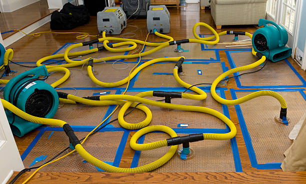 Professional Burst Pipe Water Damage technician working in Marlboro, NJ